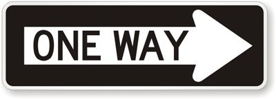 one way